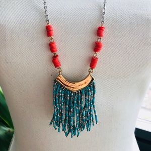 Coral & Turquoise Necklace
